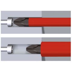 Wiha Μονωμένο κατσαβίδι επίπεδης κεφαλής SlimFix 4,5 x 1mm (35501)