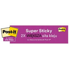 3M Post-It 622-12SS-CARN, Τετράγωνο, Πράσινο, Ροζ, Κίτρινο, Χαρτί, PEFC, 47.6 mm, 47.6 mm