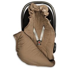Νέο! Lodger Mini BunkerTeddy υπνόσακος για όλες τις εποχές για καθίσματα αυτοκινήτου Μπεζ BKM 630