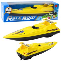 Κίτρινο Μηχανοκίνητο Σκάφος Ιστιοπλοϊκό με Μπαταρία