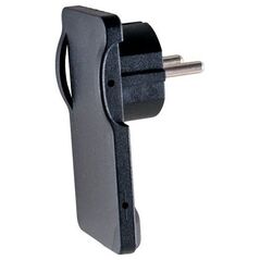 Orno Επίπεδο γωνιακό βύσμα 2P 16A 250V μαύρο (OR-AE-1311/B)