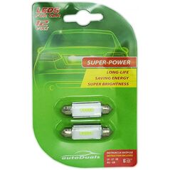 ΛΑΜΠΕΣ LED C5W 1COBX4 41MM 2ΤΜΧ. CANBUS