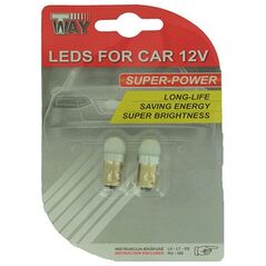 ΛΑΜΠΕΣ LED T4W BA9S 2SMD 2ΤΜΧ