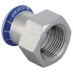 Geberit Σύνδεσμος Mapress Edelstahl μεταβατικός GW 22mm x 1/2" (31805)