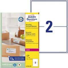AVERY Avery QuickPEEL, White, A4, 199.6 mm, 143.5 mm, 200 pc(s), 100 sheets