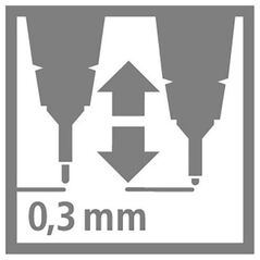 Stabilo Fineliner STABILO Sensor 189, 0,3 mm, μπλε, κουτί με 10 τεμ.
