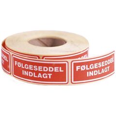 Stickn Αυτοκόλλητες ετικέτες αυτοκόλλητης πίεσης: Περιλαμβάνεται δελτίο αποστολής 24x64,6mm 500τμχ/ρολό - (500 τμχ.)