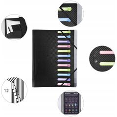 Exacompta Exacompta 55981E, Conventional file folder, Polypropylene (PP), Black, A4, 240 mm, 320 mm