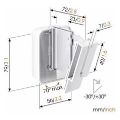 Vogels Επιτοίχια βάση για ηχείο Vogels SOUND 3200 λευκό (8151270)