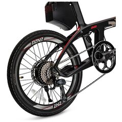 Ηλεκτρικό ποδήλατο Beaster El. ποδήλατο με ανθρακονημάτινο πλαίσιο, BS125B, μαύρο, 250W