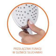 Τηλέφωνο ντους Invena Mykonos Exe 3 λειτουργιών χρώμιο (AS-10-001)