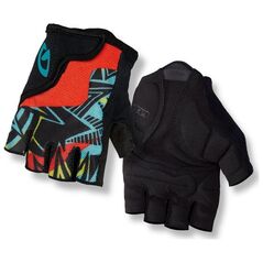 Γάντια Giro για νέους GIRO BRAVO JR κοντό δάχτυλο Μέγεθος: L, Επιλέξτε χρώμα: Screaming Teal Neon Pink