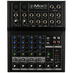 Mackie Mackie Mix8, 8 κανάλια, Μαύρο