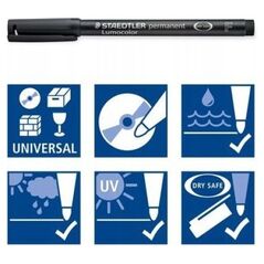 STAEDTLER STAEDTLER 313 WP8, Μαύρο, Μπλε, Καφέ, Πράσινο, Πορτοκαλί, Κόκκινο, Βιολετί, Κίτρινο, Μαύρο, Πολυπροπυλένιο (PP), 0.4 mm, 1 τεμ.