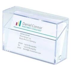 Sigel Sigel VA110, Πλαστικό, Διαφανές, 100 κάρτες, 86 x 56 mm, 95 mm, 30 mm