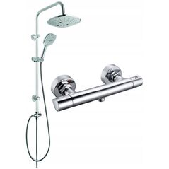 Ακουστικό ντους Invena INVENA DESZCZOWNIA ROTONDA KWADRATOWA BIALA - AU-27-K02