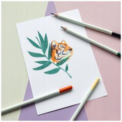 Μολύβι χρώματος Tombow Tombow IROJITEN σετ τόμος 2: Ζωντανός τόνος l, 10 τεμ.