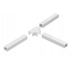 STASIŃSKI Εξοπλισμός για ηλεκτρολογικές λωρίδες, τριπλή σύνδεση ΛΕΥΚΟ LO 35x18 (1τμχ.)