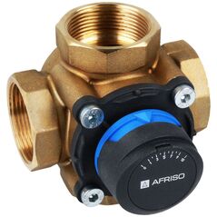 Afriso 4-δρόμος περιστροφική βαλβίδα ανάμειξης ARV 486 ProClick, DN40, Rp1 1/2", Kvs 25 (1348610)