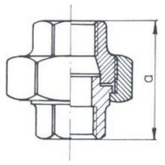 Odlewnia Zawiercie Διπλή σύνδεση επίπεδη με φλάντζα χωρίς χείλος 4" γαλβανισμένη αριθμός 48oru (5907791623041)
