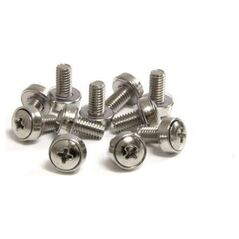 StarTech StarTech.com 50 τεμ. Βίδες Στήριξης M6 για Ντουλάπι Rack Διακομιστή, Βίδα, Ασημί, 218 γρ, 50 τεμ., 75 χιλ., 124 χιλ.