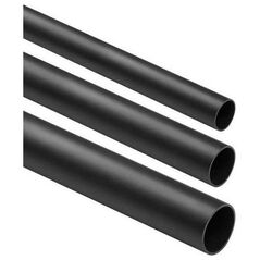 STASIŃSKI Άκαμπτος, λείος σωλήνας ηλεκτρικής εγκατάστασης ΜΑΥΡΟ CRL-20 2m (ΠΑΚΕΤΟ 25τμχ.)