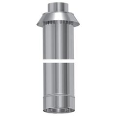 Jeremias Μακρύς κάθετος αεραγωγός 60 / 100 x 750mm βαμμένος (TWIN36A060/100)