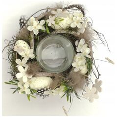 ΚΗΡΟΠΗΓΙΟ ΔΙΑΚΟΣΜΗΤΙΚΟ ΦΤΕΡΑ 16cm για TEA LIGHT