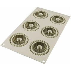 Elastotech Silikomart Σιλικονούχα φόρμα για κεκάκια SIL-SF233