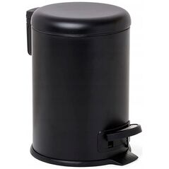 Κάδος με πεντάλ 3L Nordic από ανοξείδωτο ατσάλι/μαύρο 8411801235348