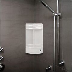 Γωνιακό ράφι με συρτάρι λευκό 154432001