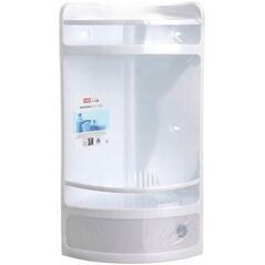 Γωνιακό ράφι με συρτάρι λευκό 154432001