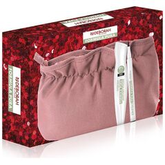 Σετ Deborah: Formula Pura, Volumizing, Μάσκαρα, Μαύρο, 12 ml + Formula Pura, Gel Pencil Eyeliner, Μαύρο, 1.5 g + Τσάντα Μακιγιάζ, Ροζ Για Γυναίκες