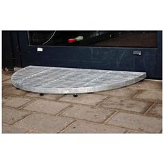 Home It Home>it® ημικυκλικό σκαλοπάτι με 6 ρυθμιζόμενα πόδια 40x80 cm γαλβανισμένο