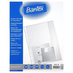 Bantex BANTEX ΘΗΚΗ ΕΓΓΡΑΦΩΝ ΜΕ ΚΑΠΑΚΙ 0,13 MM, ΔΙΑΦΑΝΗΣ