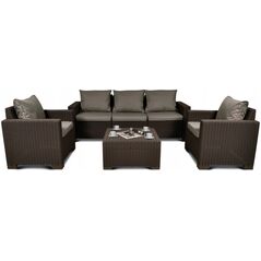 Τραπέζι κήπου California καφέ 8711245126661