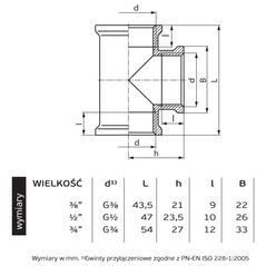 Perfexim Τρίοδης χρωμιωμένη GW 3/4" (07-453-0200-000)
