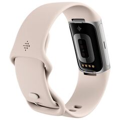 Έξυπνο βραχιόλι Fitbit Fitbit Charge 6 πορσελάνινο λουράκι/ασημί