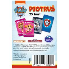 Κάρτες Παιχνιδιού Piotrus Trefl Paw Patrol PUD120