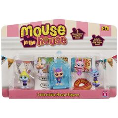 Figurka Piatnik MOUSE IN THE HOUSE MOUSE 5 PACK ASS CDU