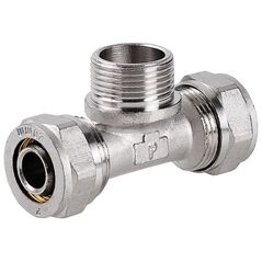 Perfexim Σύνδεσμος τριών κατευθύνσεων 708 16mm x GZ 1/2" x 16mm (61-008-1615-000)