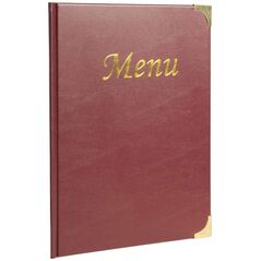 Securit Securit® A4 BASIC μενού κάλυμμα σε μπορντό