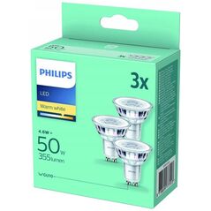 Philips Philips 8719514307780, 4.8 W, 50 W, GU10, 355 lm, 15000 h