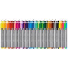 Στυλό STAEDTLER Fineliner triplus, Σετ Εορτασμού 8 + 2, Πάχος γραμμής: 0,3 mm, τριγωνικό, DRY SAFE, ταξινομημένο σε κίτρινο, - 1 τεμάχιο (334 BK10TA)