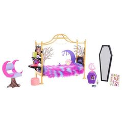 Mattel Monster High - Δωμάτιο Clawdeen Wolf Έπιπλα + Κρεβάτι (HHK64)