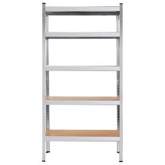 Μεταλλική ραφιέρα Springos με 5 ράφια 180x90x40cm 875kg για γκαράζ, υπόγειο ΠΟΛΥΧΡΗΣΤΙΚΗ