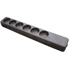 Καλώδιο τροφοδοσίας Garbot Garbot Z66000112-PA01 διακλαδωτής 6 x πρίζα δικτύου Εσωτερική Μαύρο