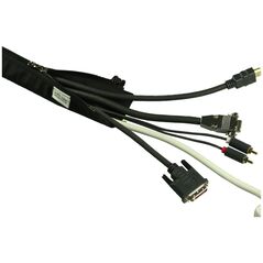 Οργανωτής VivoLink Vivolink PROZIPSLEEVE4.5 καλύμματα καλωδίων Μαύρο