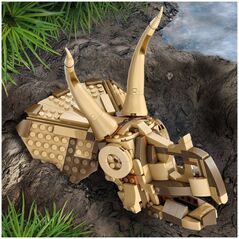 LEGO JURASSIC WORLD Απολιθώματα Δεινοσαύρων: Κρανίο Τρικεράτωπα 76969