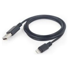 Καλώδιο USB Gembird USB-A - Lightning 2 m Μαύρο (CC-USB2-AMLM-2M)